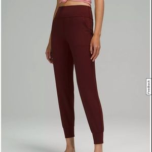 COPY - Lululemon align high-rise jogger, burgundy, size 8